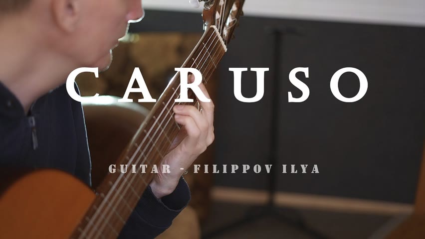 Caruso ( Памяти Карузо )|Guitar cover+TUTORIAL