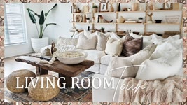 MY BOHO LIVING ROOM TOUR  | BEFORE & AFTER