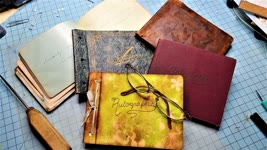 Old Autograph Books! Let's Make One! Different Binding Technique Shown! :) The Paper Outpost! :)