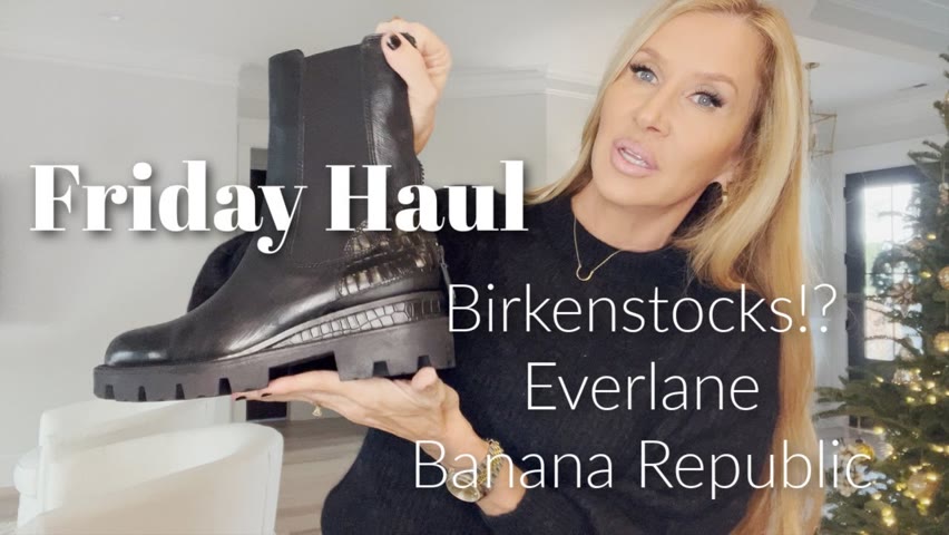 Friday Haul | Everlane | Banana Republic | Birkenstock | Tory Burch Sam Edelman