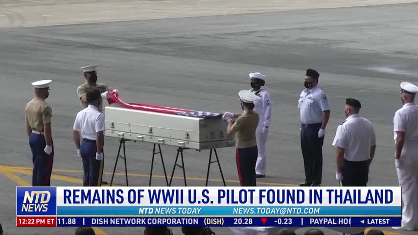 Remains of WWII US Pilot Found in Thailand