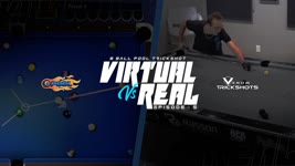 VIRTUAL VS REAL 8-BALL POOL TRICK SHOTS -- Venom Trickshots EP 5