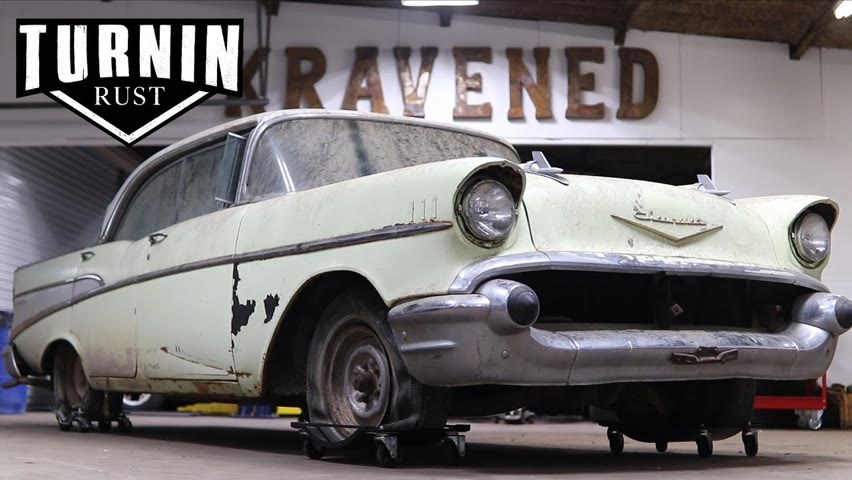 1957 Chevy Bel Air, Will It Run After 35 Years?! | Turnin Rust