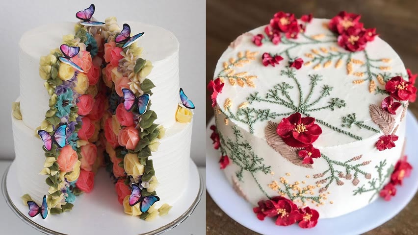 Creative DIY Sugar Cake Decorating Ideas | Top 100 Amazing Cake Decorating Compilation