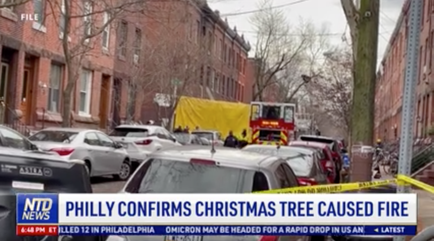 Philadelphia Confirms Christmas Tree Caused Fire