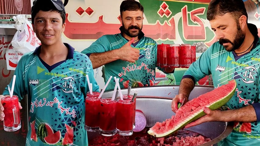 Amazing Watermelon Juice Making | Refreshing Summer Drink | Tarbooz Ka Sharbat Street Food Pakistan