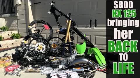 EPIC $800 KX125 resurrection - 2 stroke dirt bike build!