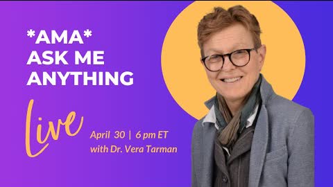 LIVE AMA about Food Addiction with Dr. Vera Tarman