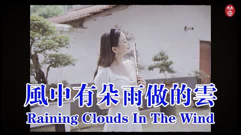 【董敏笛子】風中有朵雨做的雲 - Raining Coulds in the Wind (Dizi Version) 一秒穿越回90年代 [4K]动态歌词Lyrics丨DongminDiziCover