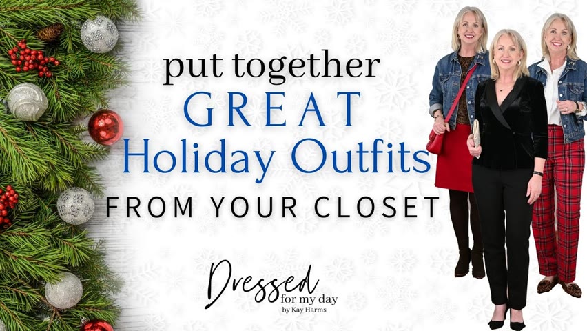 Put Together Holiday Outfits from Your Closet