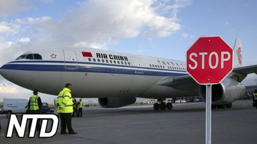 Kina minskar internationella flyg med mer än 20% | NTD NYHETER