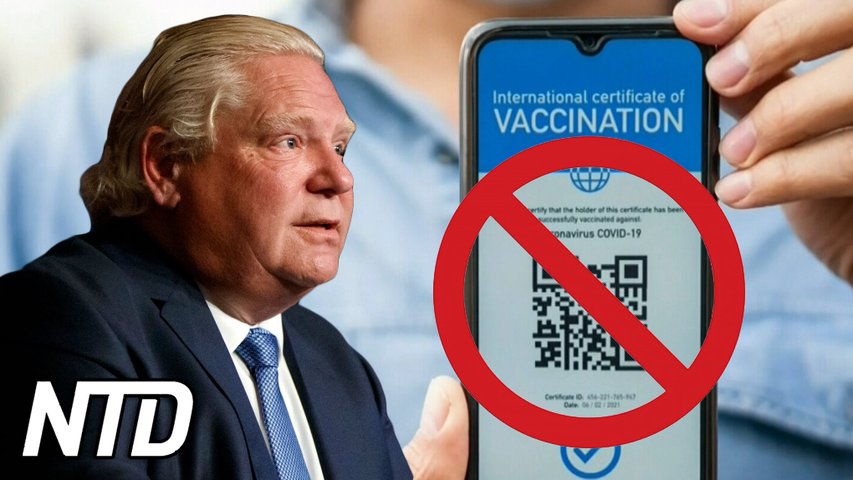 Ontario slopar vaccinpass den 1 mars | NTD NYHETER
