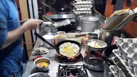 Boiled Egg Omelette | Indian Style Special Omelet Making | Try Kiya Kabhi Aisa Omelette?