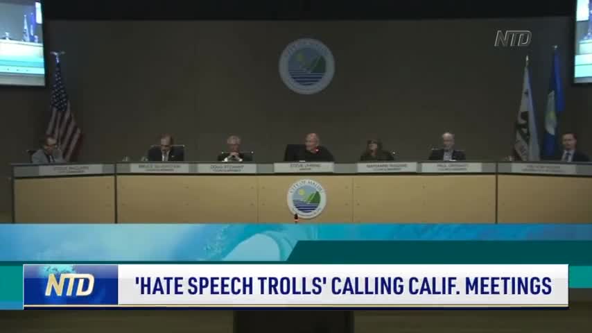 'Hate Speech Trolls' Calling California Meetings