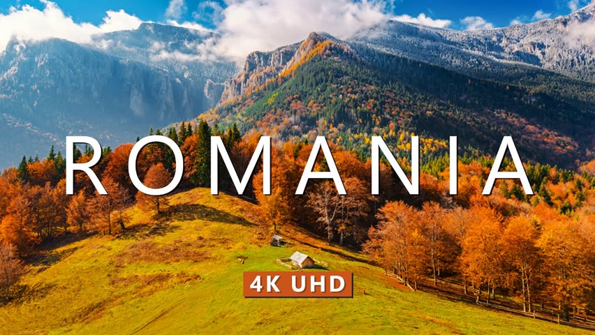 Romania Nature - 4K Drone Footage with Relaxing Music