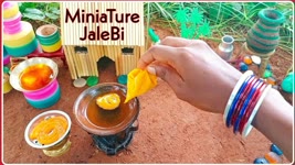 Miniature Jalebi | Miniature Cooking | Jalebi Recipe | Diwali Special | Tiny Foodkey