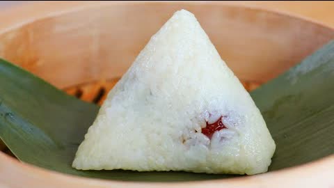 Red Date Zongzi Recipe (Sticky Rice Dumpling) #Shorts CiCi Li - Asian Home Cooking Recipes