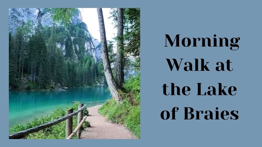Morning Walk at the Lake of Braies ⛰☕️👌🏻