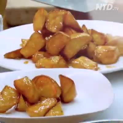 Batatas caramelizadas: delicioso postre chino para los golosos