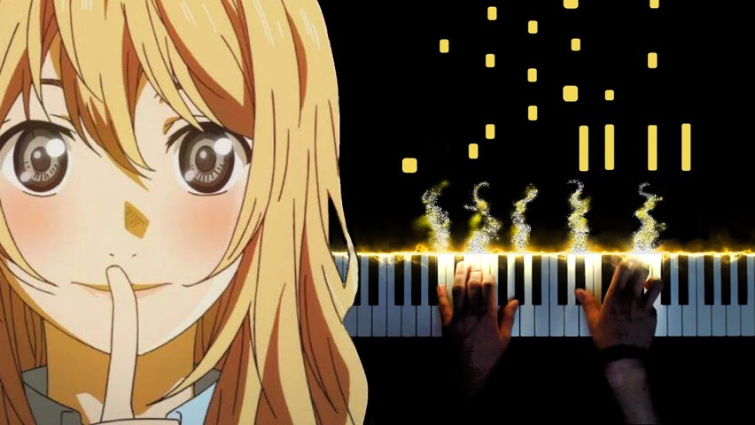 Your Lie in April OST - Again (Piano)