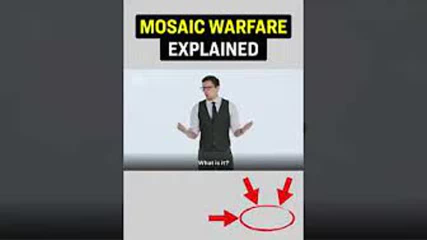 Mosaic Warfare Explained #Shorts