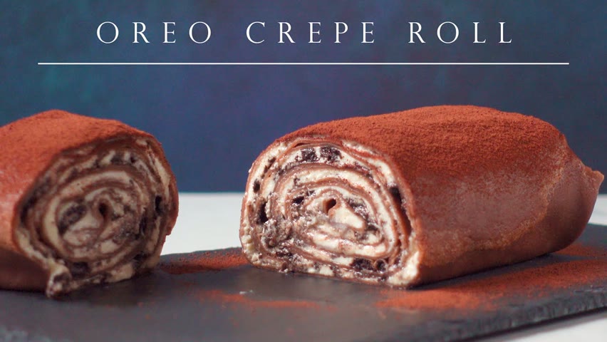 〈免焗甜品〉Oreo毛巾卷 ┃OREO Crepe Roll