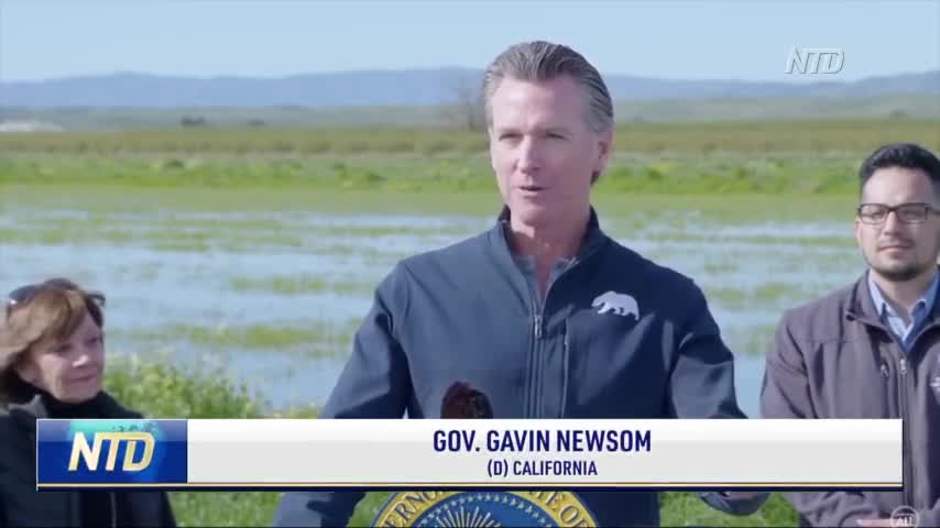 California Drought Eases, Newsom Ends Some Water Limits