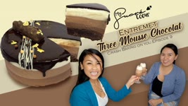 ENTREMET Trois Chocolat/Easy and Best Triple Chocolate Mousse Layer Recipe/Crash Baking On You EP 9