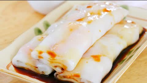 Shrimp Cheung Fun Recipe #Shorts "CiCi Li - Asian Home Cooking"