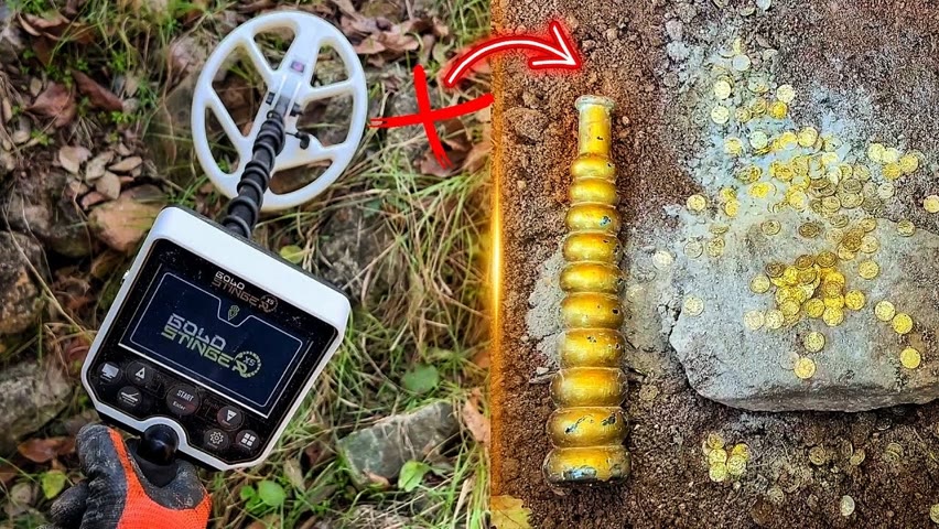 Treasure Hunt / We Found A Tall Treasure Box with the Gold Stinger X5 Metal Detector