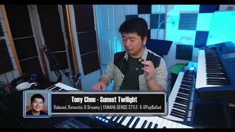 🎹Tony Chen - Sunset Twilight | NEW ALBUM is NOW AVAILABLE | ORDER YOUR COPY NOW | YAMAHA Genos Demo