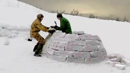 IGLOO BUILDING: an Adventure High in the Mountains!