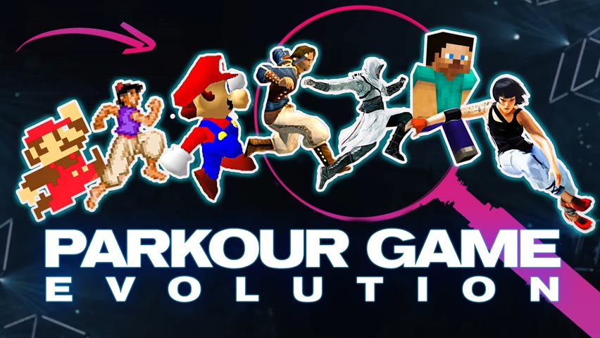 40 Years of Parkour Game Evolution in 15 Mins