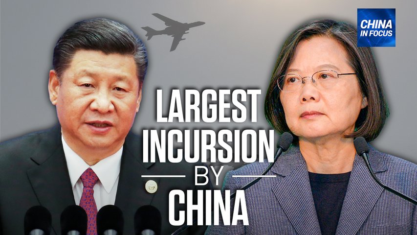 Chinese military jet fleet patrols Taiwan; US carrier group enters South China Sea
