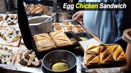 Non Stop Sandwich Making | Chicken Mayo Sandwich | India & Pakistan Street Food