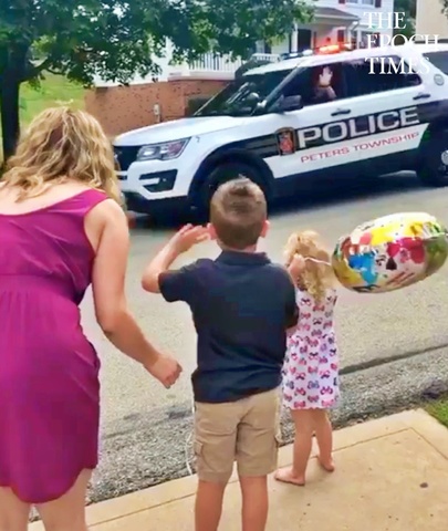 Police Organizes Grand Parade for Birthday Boy