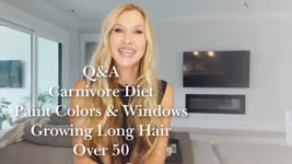 Q&A | Carnivore Diet |  Paint Colors & Windows | Growing Long Hair Over 50