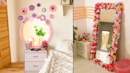 Dazzling!!.. DIY Mirror Decorating Ideas To Try | DIY Paper Craft