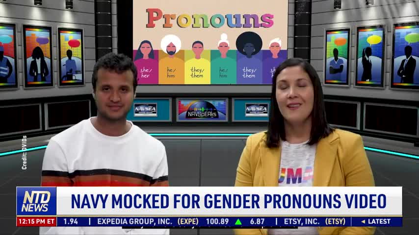 Navy Mocked For Gender Pronouns Video