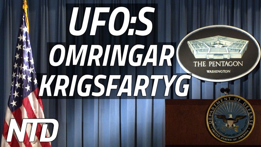 Pentagon bekräftar filmklippet om 9 UFO-iakttagelser - NTD NYHETER