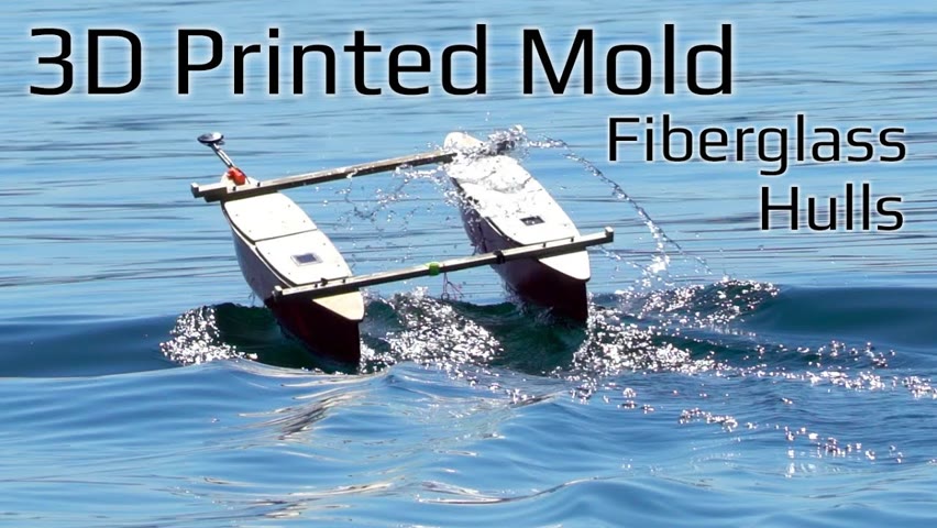 Building a Solar Powered Kayak Tug Boat - 3D Printed Mold