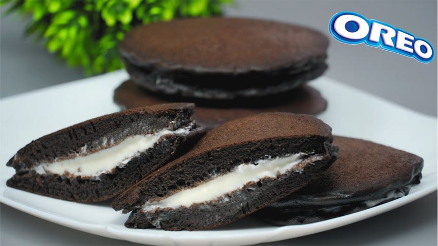 Dorayaki Oreo Recipe Only 4 Ingredients! Super Soft and Really Delicious!