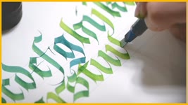Amazing Modern Calligraphy (Blackletter Alphabet A-Z) | Calligraphy Masters