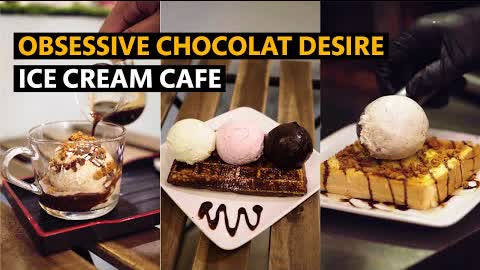 Wide range of Chocolate flavoured gelato @ Jalan Besar