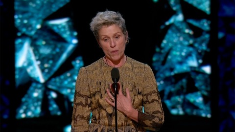 Frances McDormand brings 'inclusion rider' into spotlight--but what's that