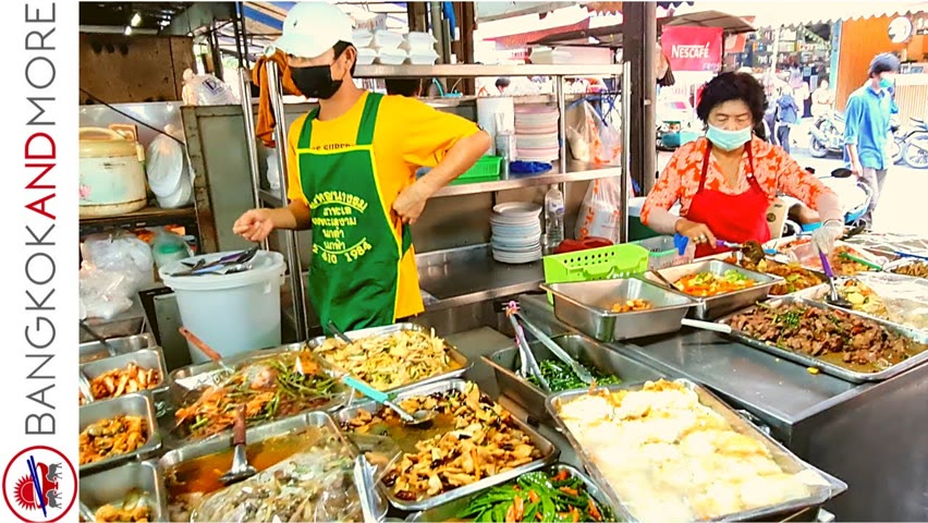 Best STREET FOOD Court In BANGKOK Silom