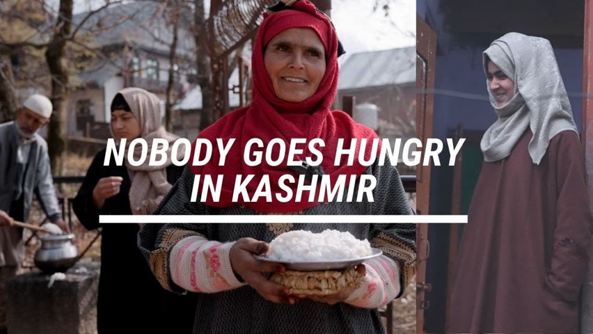 In Kashmir's Sufi Shrines Nobody Goes Home Hungry 💕🤲  (Plus My Mud-kitchen Biryani)