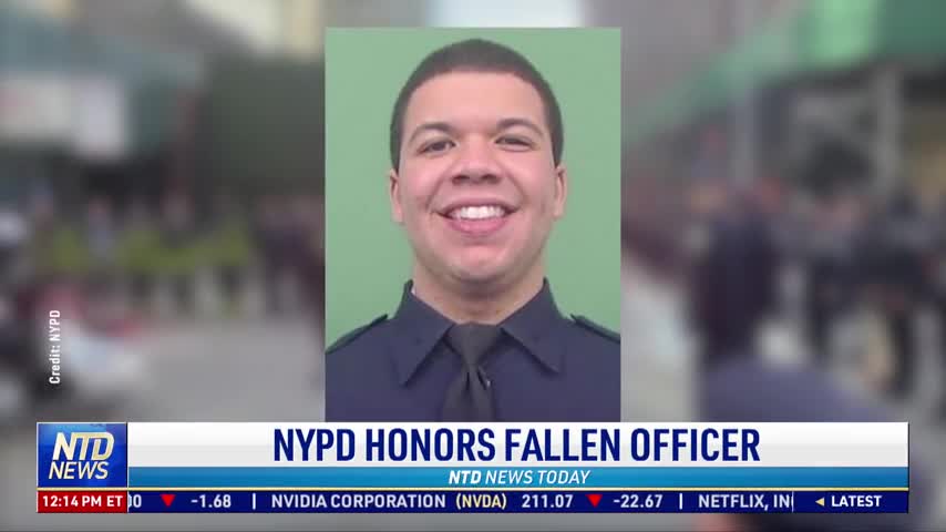 NYPD Honors Fallen Officer