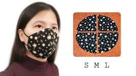 New style DIY simple face mask - Quick and easy to make - Fabric face mask sewing tutorial