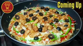 Coming next Potato Smoked Chicken Pizza without oven.. KEEP WATCHING!! #shorts